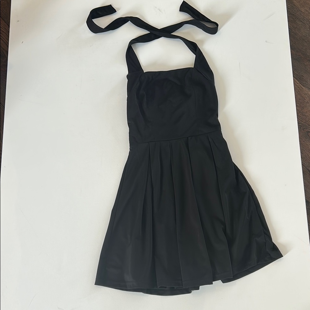 NWT- Lookbook Black Halter Dress - size 2
